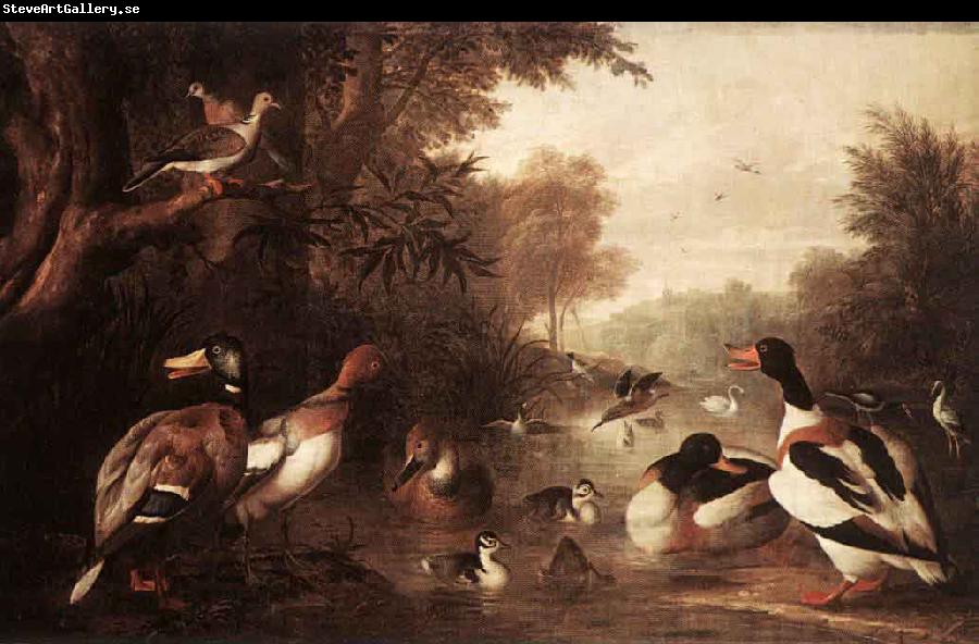 Jakob Bogdani Landscape with Ducks